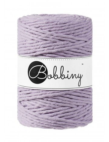 Bobbiny MACRAME CORDS 5MM Lavender | Knitting yarn shop / dzijas veikals