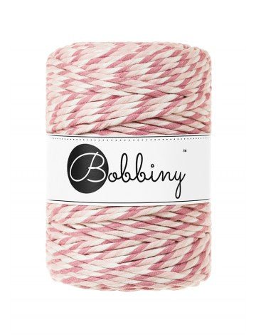 Bobbiny MACRAME CORDS 5MM Magic Pink | Knitting yarn shop / dzijas veikals