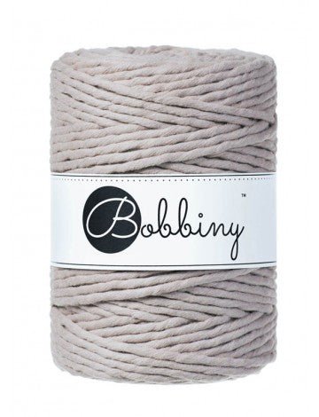 Bobbiny MACRAME CORDS 5MM Pearl | Knitting yarn shop / dzijas veikals