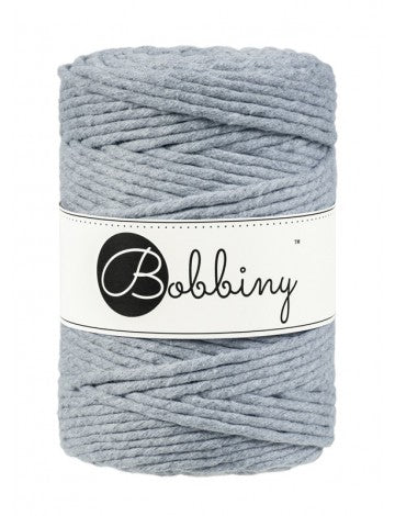 Bobbiny MACRAME CORDS 5MM Silver | Knitting yarn shop / dzijas veikals
