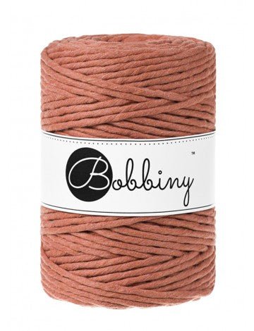 Bobbiny MACRAME CORDS 5MM Terracotta | Knitting yarn shop / dzijas veikals
