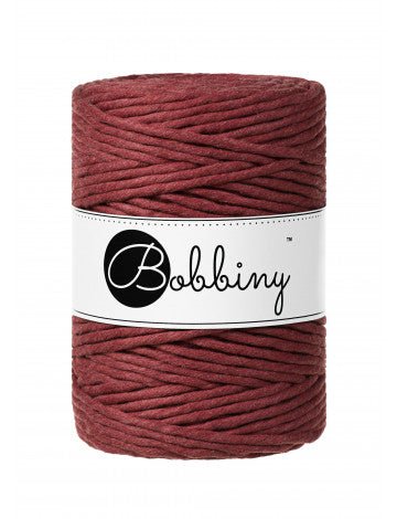 Bobbiny MACRAME CORDS 5MM Wild Rose | Knitting yarn shop / dzijas veikals