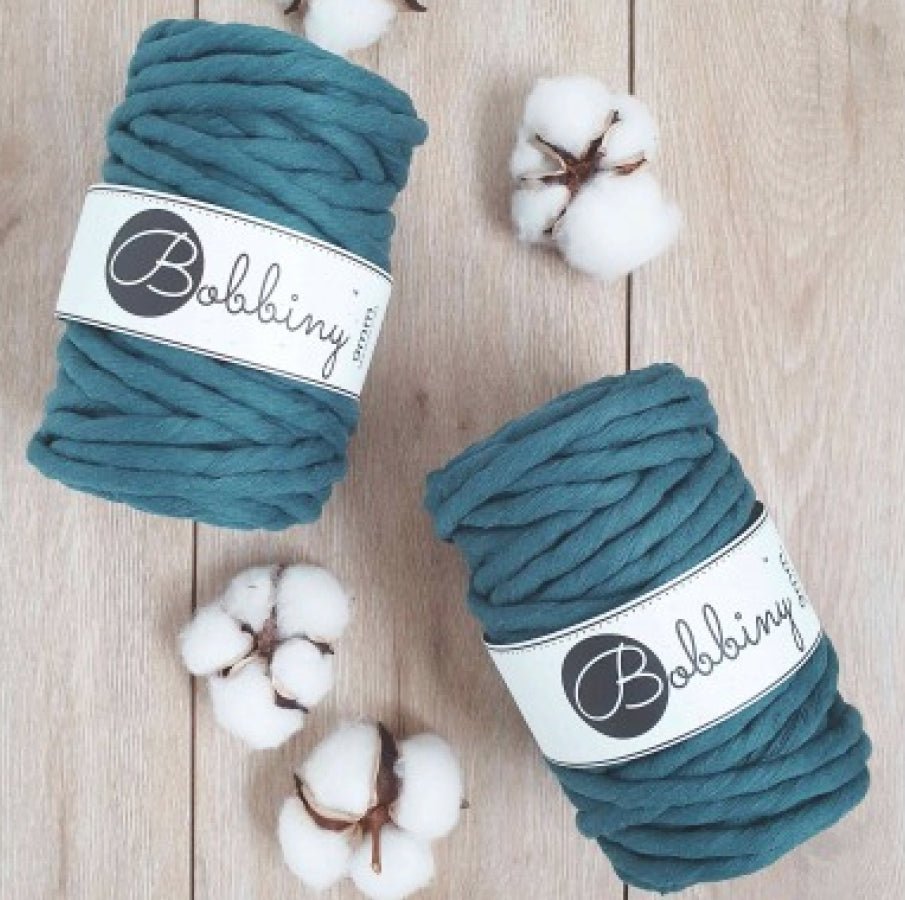 Bobbiny MACRAME CORDS 9MM Beige | Knitting yarn shop / dzijas veikals