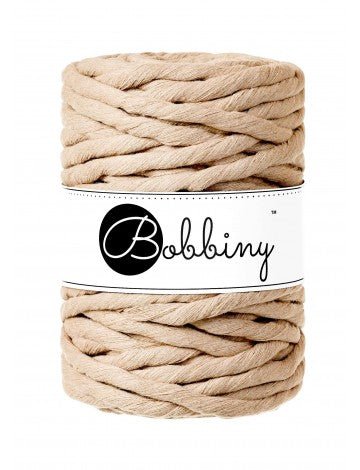 Bobbiny MACRAME CORDS 9MM Sand | Knitting yarn shop / dzijas veikals