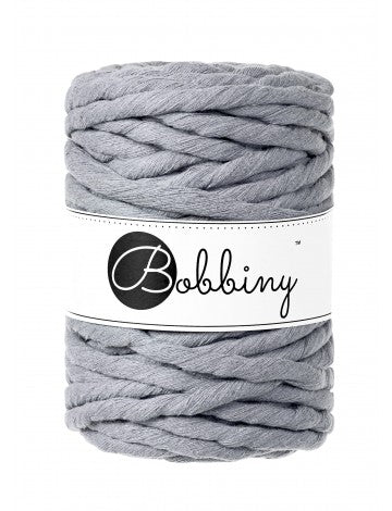Bobbiny MACRAME CORDS 9MM Steel | Knitting yarn shop / dzijas veikals