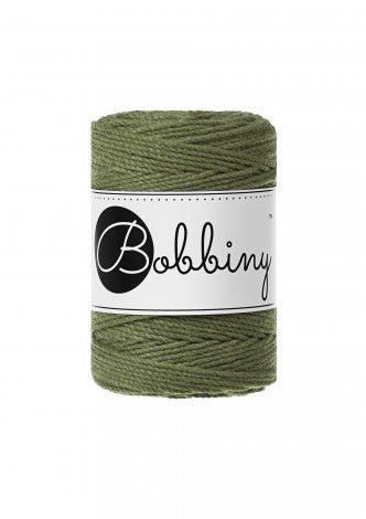 Bobbiny MACRAME ROPES 3PLY 1,5MM Avocado Baby | Knitting yarn shop / dzijas veikals