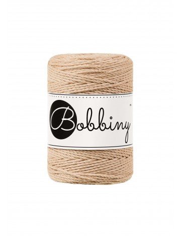 Bobbiny MACRAME ROPES 3PLY 1,5MM Biscuit Baby | Knitting yarn shop / dzijas veikals