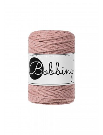 Bobbiny MACRAME ROPES 3PLY 1,5MM Blush Baby | Knitting yarn shop / dzijas veikals