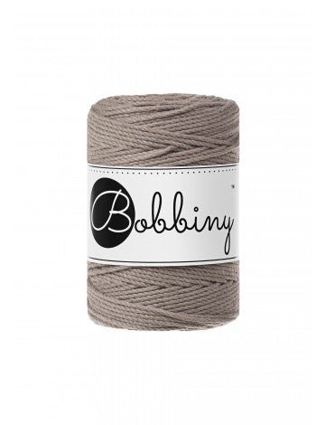 Bobbiny MACRAME ROPES 3PLY 1,5MM Coffee Baby | Knitting yarn shop / dzijas veikals