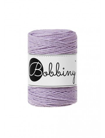 Bobbiny MACRAME ROPES 3PLY 1,5MM Lavender Baby | Knitting yarn shop / dzijas veikals