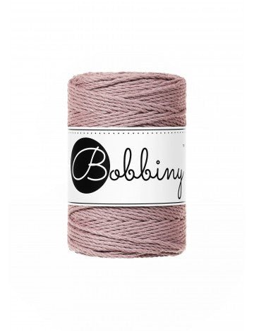 Bobbiny MACRAME ROPES 3PLY 1,5MM Mauve | Knitting yarn shop / dzijas veikals