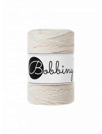Bobbiny MACRAME ROPES 3PLY 1,5MM Natural Baby | Knitting yarn shop / dzijas veikals