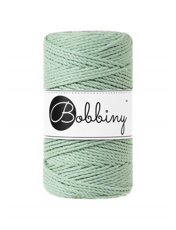 Bobbiny MACRAME ROPES 3PLY 3MM Aloe | Knitting yarn shop / dzijas veikals