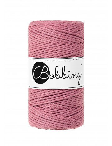 Bobbiny MACRAME ROPES 3PLY 3MM Blossom | Knitting yarn shop / dzijas veikals