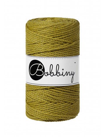 Bobbiny MACRAME ROPES 3PLY 3MM Kiwi | Knitting yarn shop / dzijas veikals