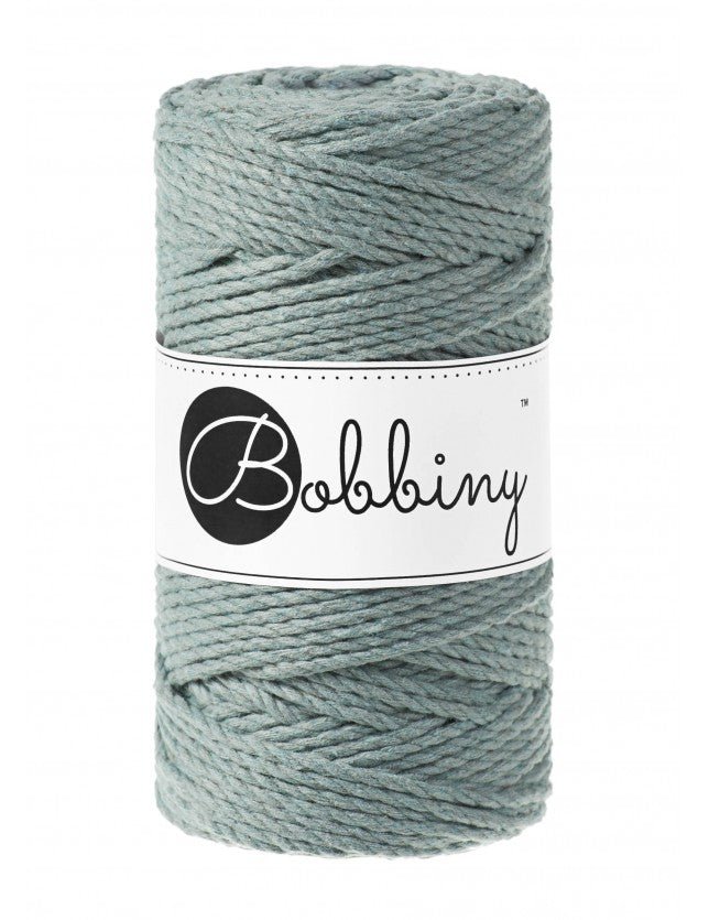 Bobbiny MACRAME ROPES 3PLY 3MM Laurel | Knitting yarn shop / dzijas veikals