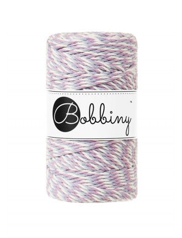 Bobbiny MACRAME ROPES 3PLY 3MM Magic Iris | Knitting yarn shop / dzijas veikals