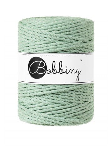 Bobbiny MACRAME ROPES 3PLY 5MM Aloe | Knitting yarn shop / dzijas veikals
