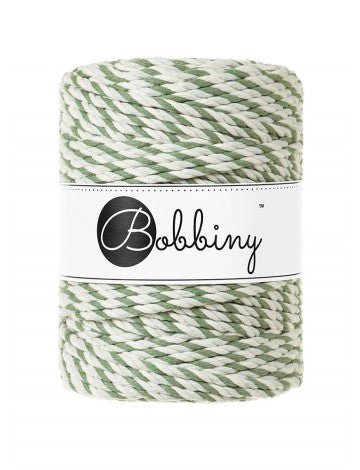 Bobbiny MACRAME ROPES 3PLY 5MM Magic Green | Knitting yarn shop / dzijas veikals