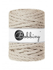 Bobbiny MACRAME ROPES 3PLY 9MM (Copy) Beige | Knitting yarn shop / dzijas veikals