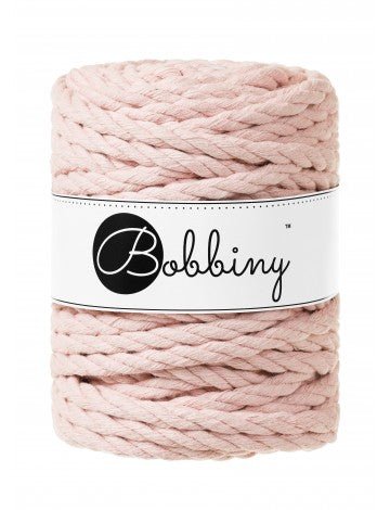 Bobbiny MACRAME ROPES 3PLY 9MM (Copy) Pastel Pink | Knitting yarn shop / dzijas veikals