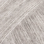 BRUSHED ALPACA SILK UNI COLOUR 02 light grey | Knitting yarn shop / dzijas veikals