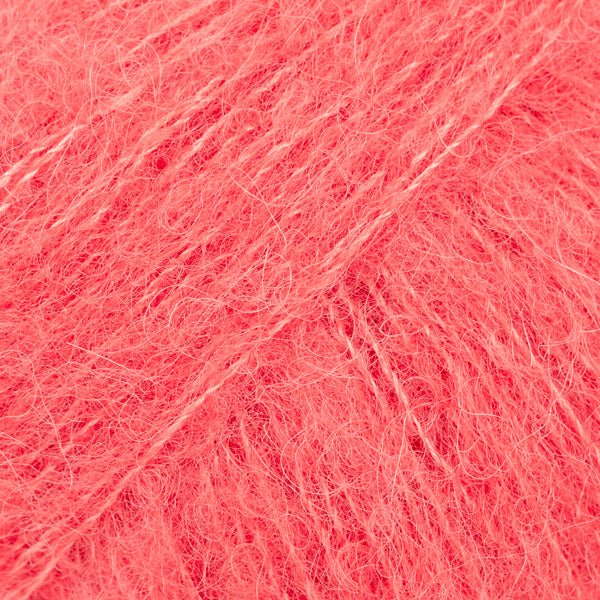 BRUSHED ALPACA SILK UNI COLOUR 06 coral | Knitting yarn shop / dzijas veikals