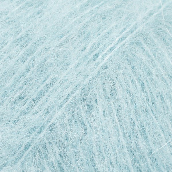 BRUSHED ALPACA SILK UNI COLOUR 15 light sea green | Knitting yarn shop / dzijas veikals