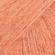 BRUSHED ALPACA SILK UNI COLOUR 22 pale rust | Knitting yarn shop / dzijas veikals