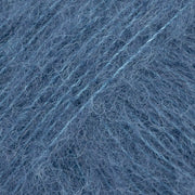 BRUSHED ALPACA SILK UNI COLOUR 25 steel blue | Knitting yarn shop / dzijas veikals