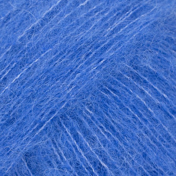 BRUSHED ALPACA SILK UNI COLOUR 26 cobalt blue | Knitting yarn shop / dzijas veikals