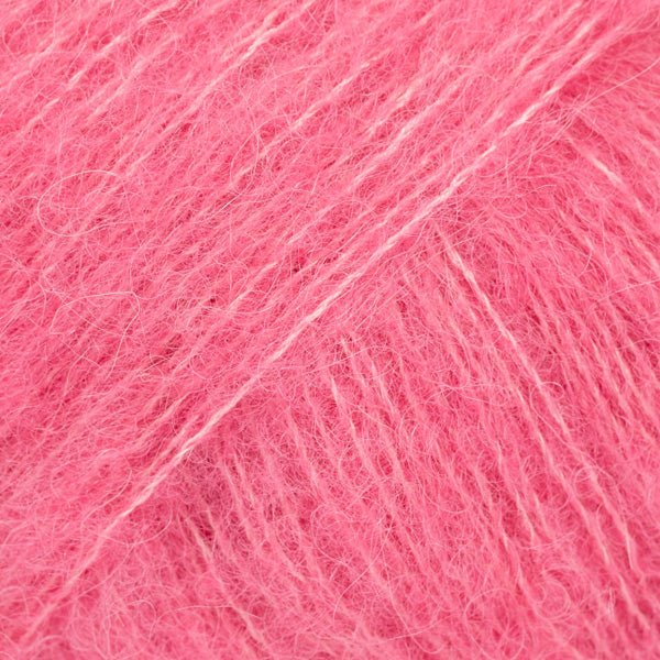 BRUSHED ALPACA SILK UNI COLOUR 31 hot pink | Knitting yarn shop / dzijas veikals