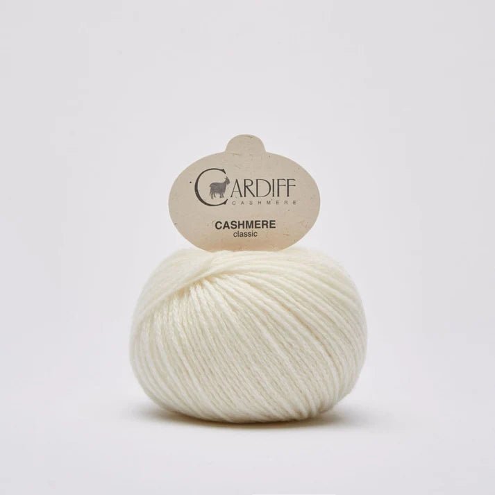 Cardiff Cashmere Classic 6/28 501 neve | Knitting yarn shop / dzijas veikals