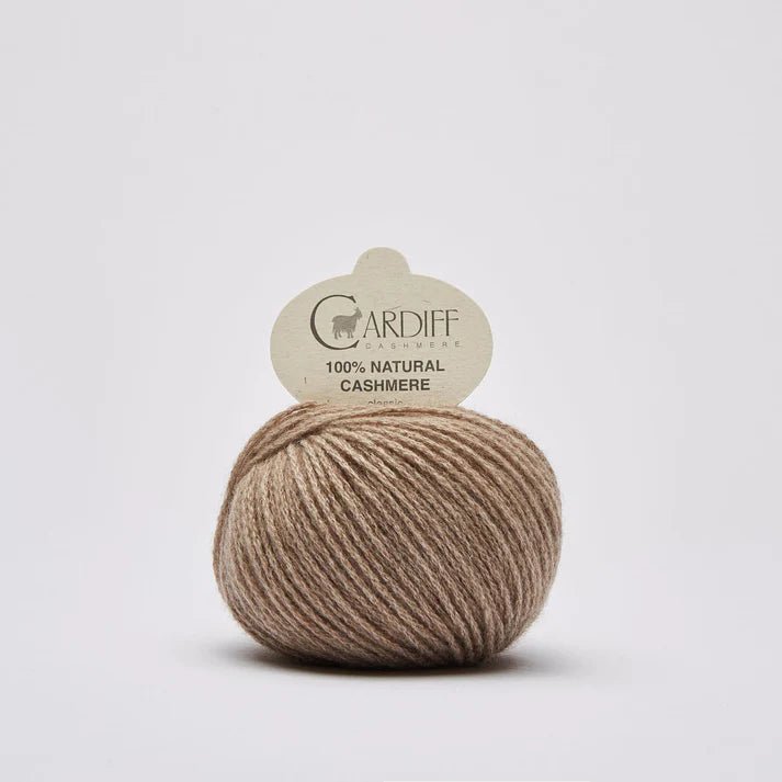Cardiff Cashmere Classic 6/28 511 Brown Natural | Knitting yarn shop / dzijas veikals