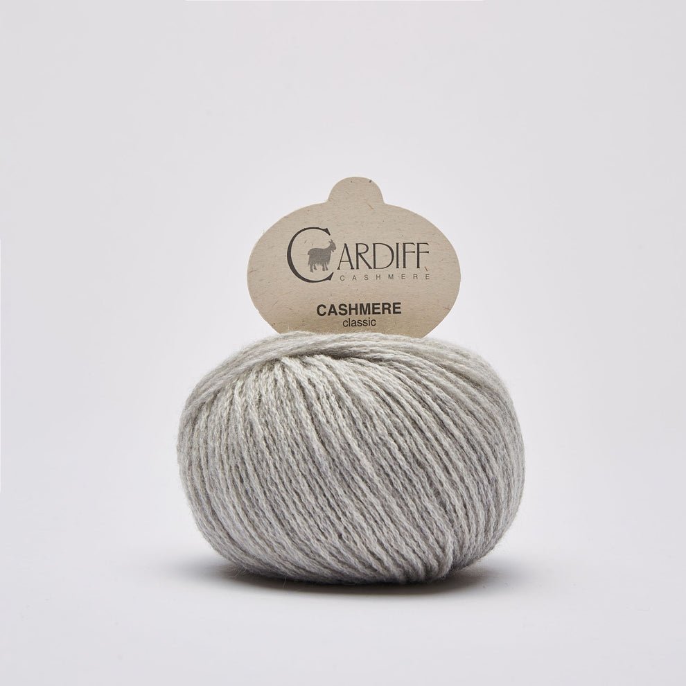 Cardiff Cashmere Classic 6/28 518 Piombo | Knitting yarn shop / dzijas veikals