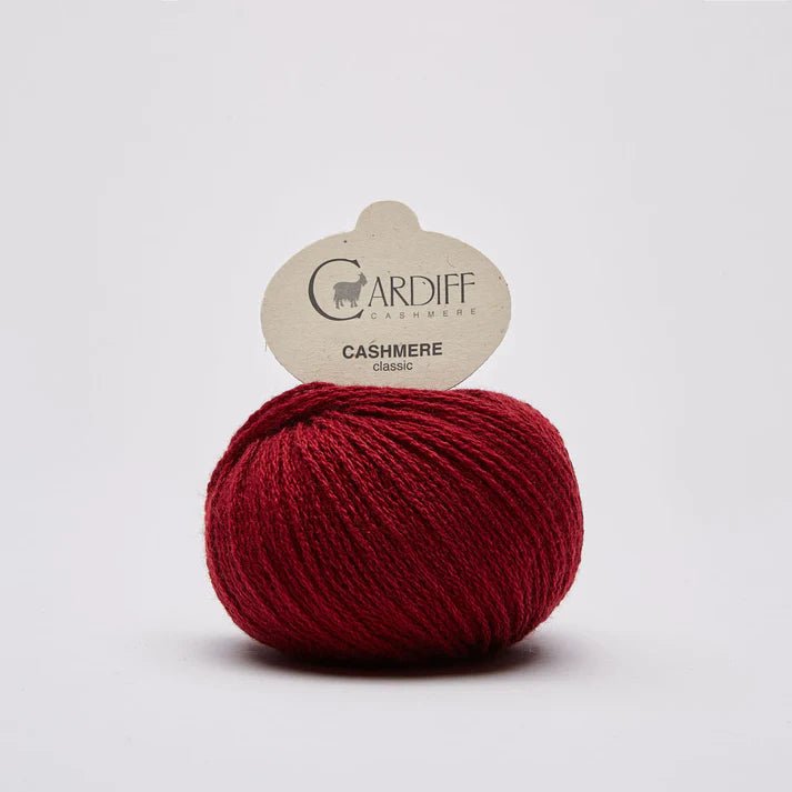 Cardiff Cashmere Classic 6/28 628 GRANATA | Knitting yarn shop / dzijas veikals
