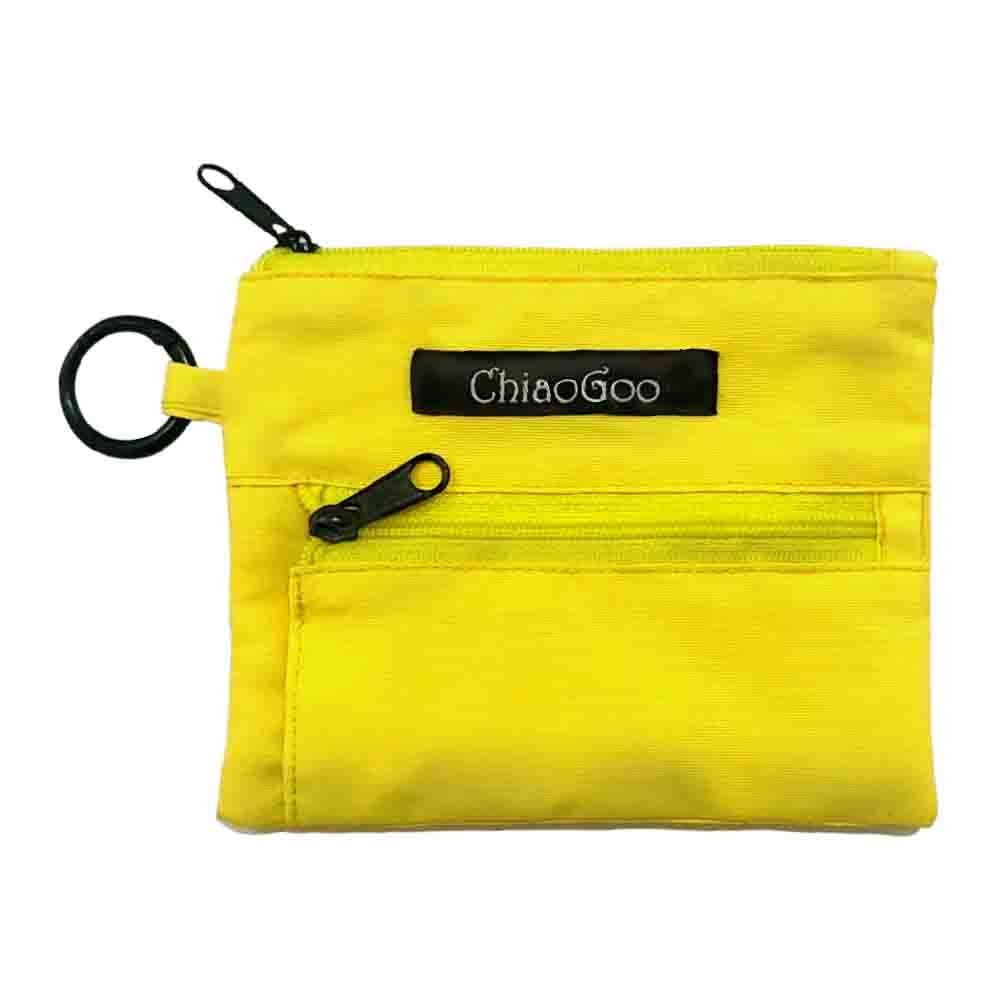ChiaoGoo Accessory pocket pouch 12x9.5cm yellow | Knitting yarn shop / dzijas veikals