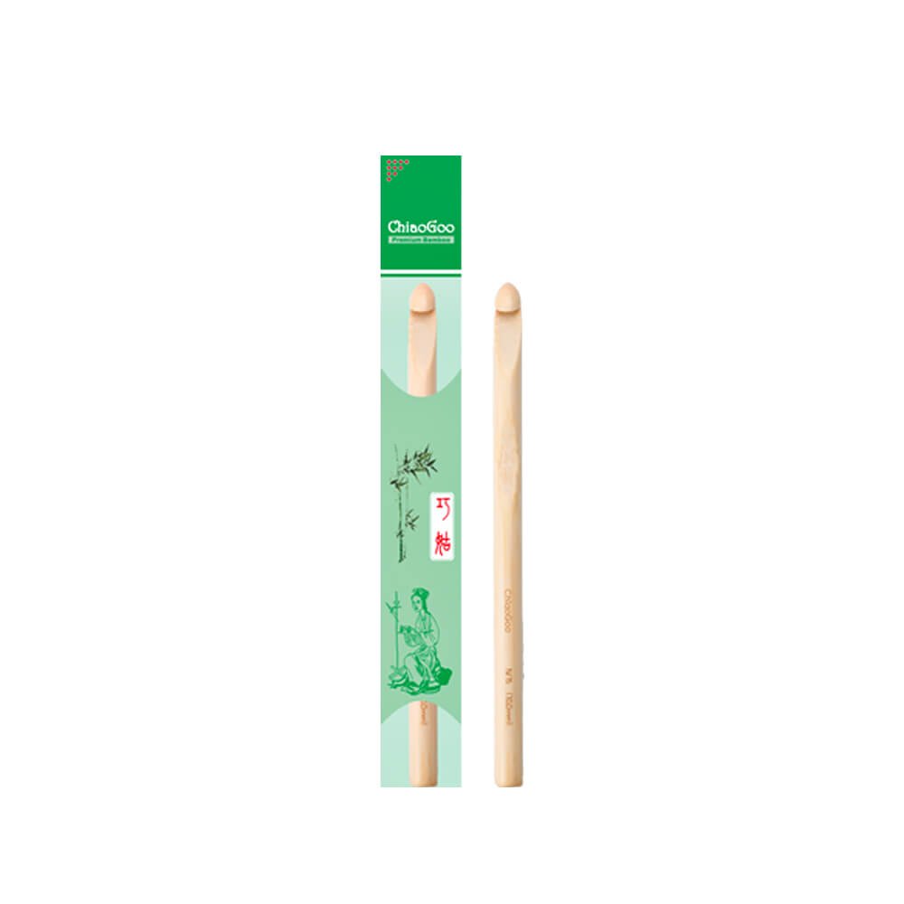 ChiaoGoo Crochet hook bamboo 15cm 3.75 | Knitting yarn shop / dzijas veikals