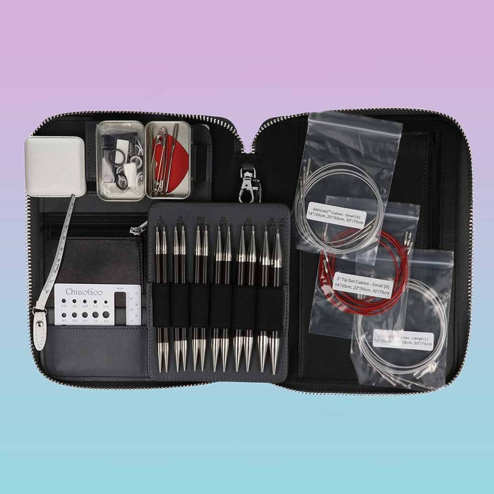 ChiaoGoo Forte 2.0 Int. knitting needle set 13cm 2.75 - 10mm | Knitting yarn shop / dzijas veikals