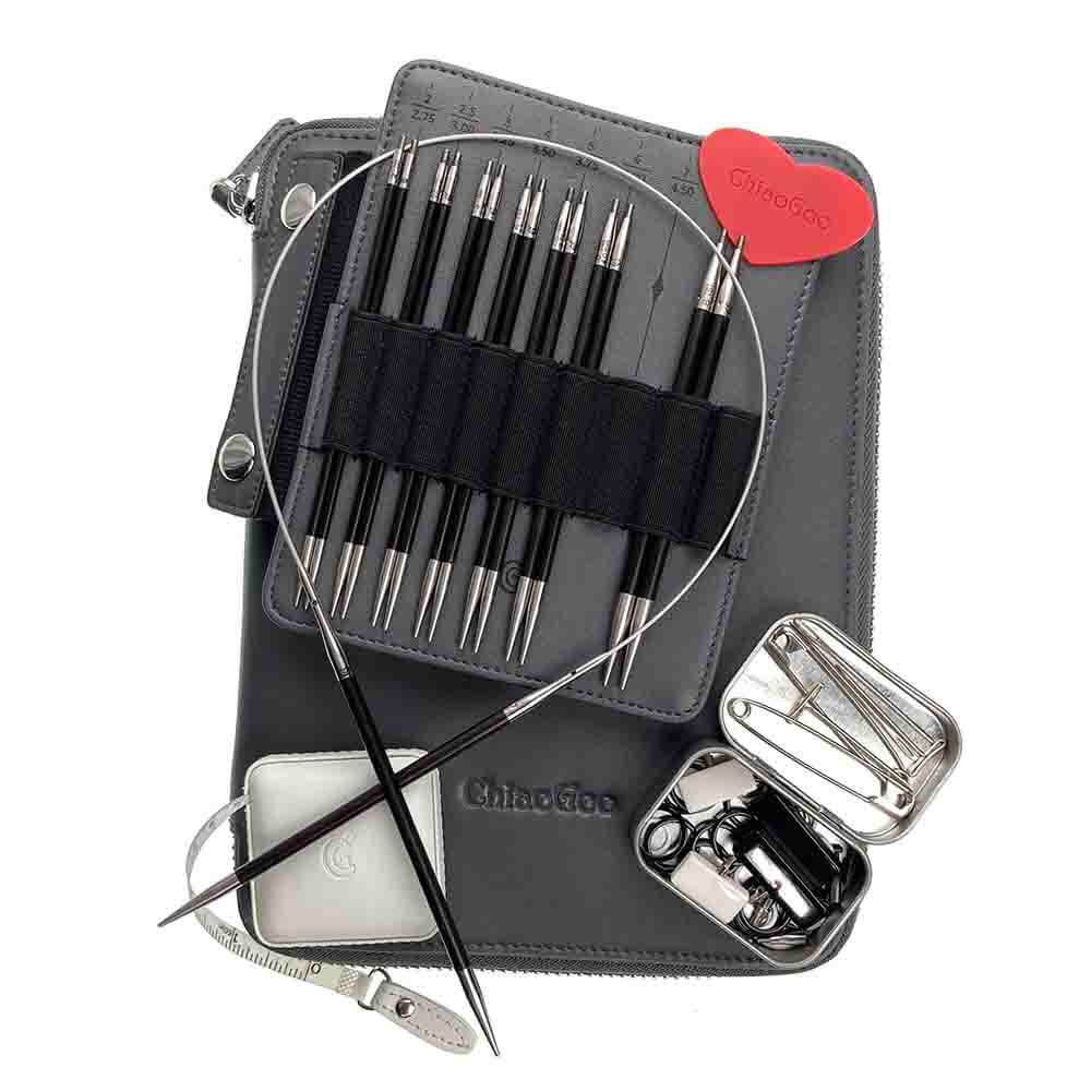 ChiaoGoo Forte 2.0 Int. knitting needle set 13cm 2.75 - 10mm | Knitting yarn shop / dzijas veikals