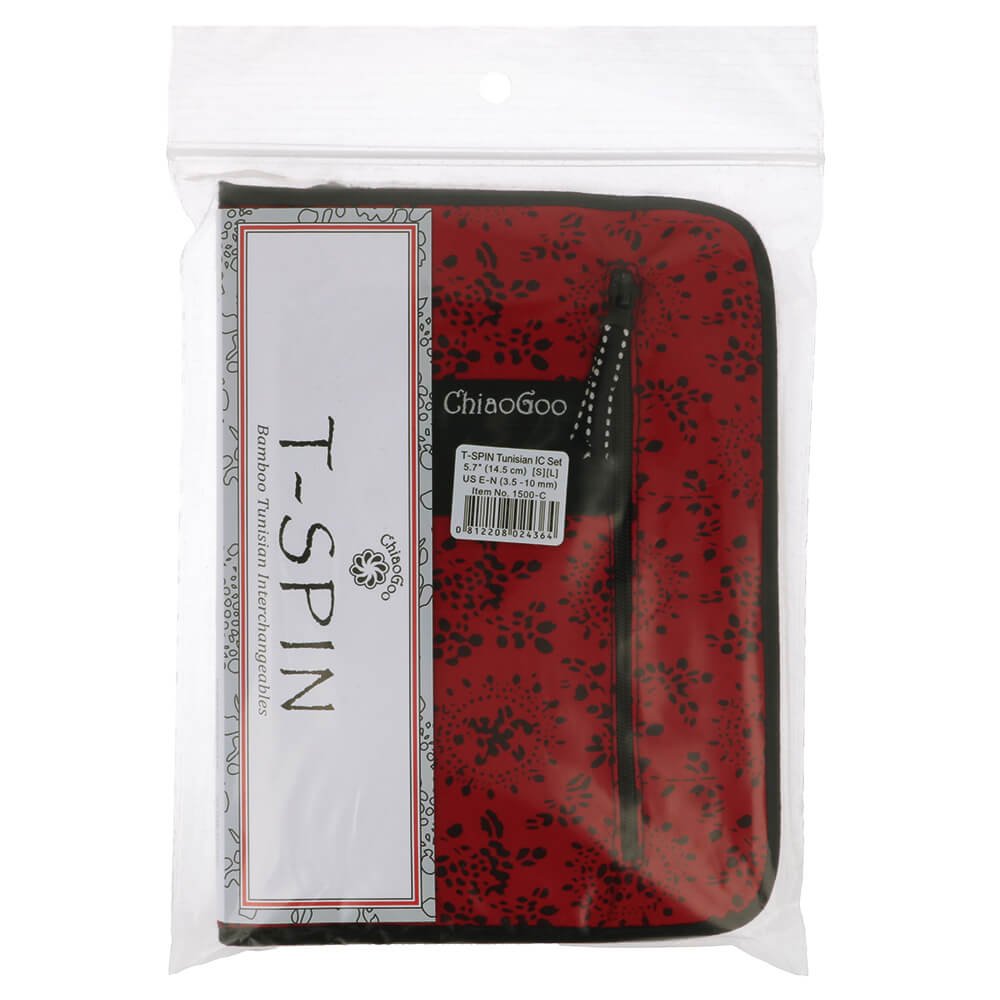 ChiaoGoo T - SPIN Tunisian crochet hook set 14.5cm | Knitting yarn shop / dzijas veikals