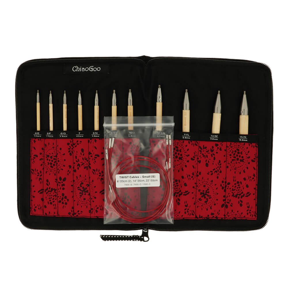 ChiaoGoo T - SPIN Tunisian crochet hook set 14.5cm | Knitting yarn shop / dzijas veikals