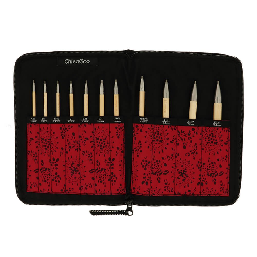 ChiaoGoo T - SPIN Tunisian crochet hook set 14.5cm | Knitting yarn shop / dzijas veikals