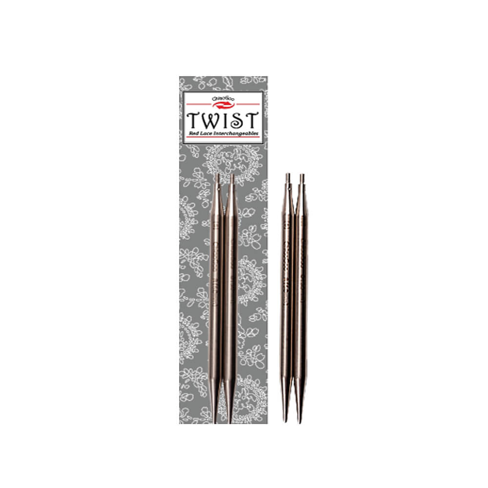 ChiaoGoo TWIST Lace interch. needle tips, 10cm and 13 cm 10 | Knitting yarn shop / dzijas veikals