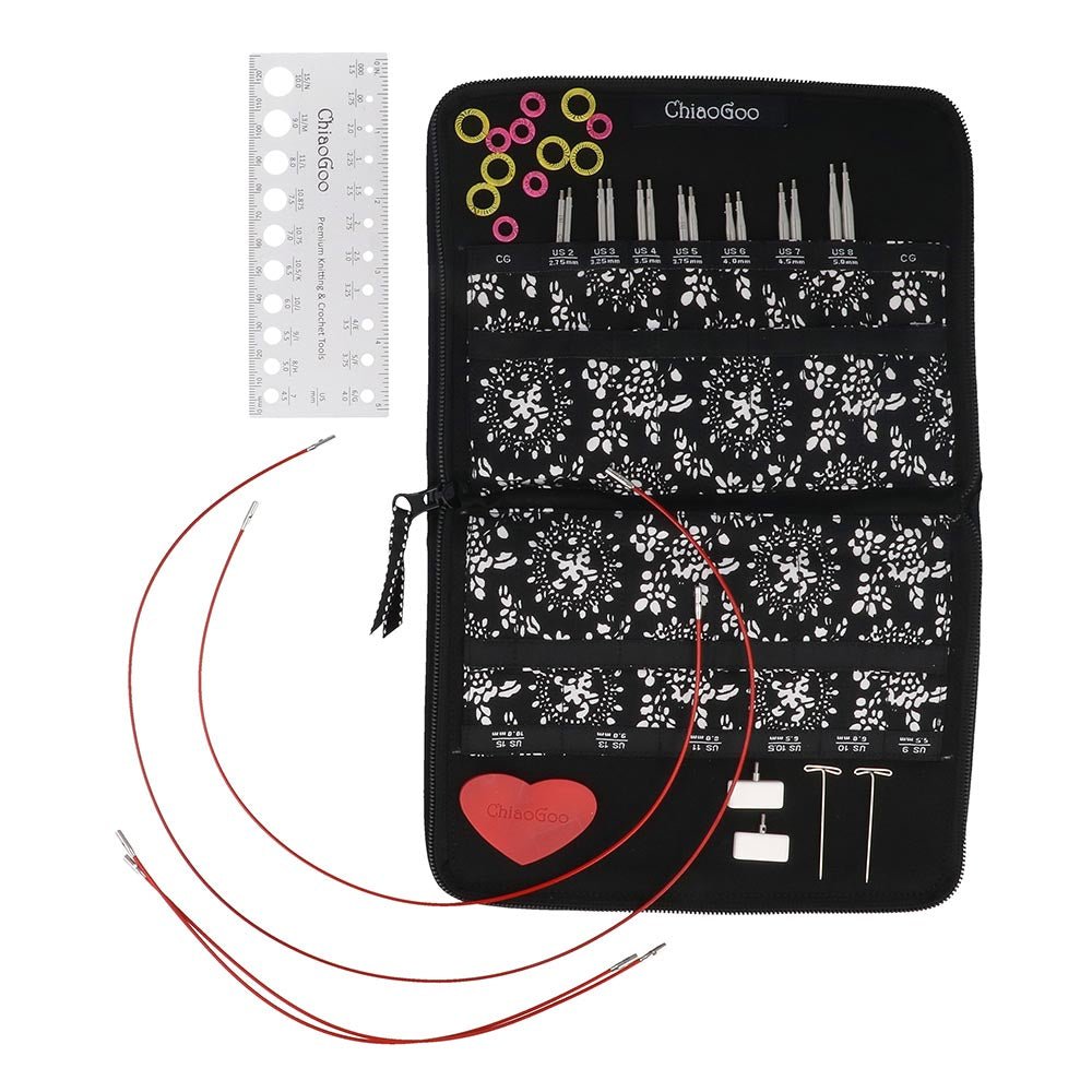 ChiaoGoo TWIST Lace interchangeable circular needle set available in different sizes 10 | Knitting yarn shop / dzijas veikals
