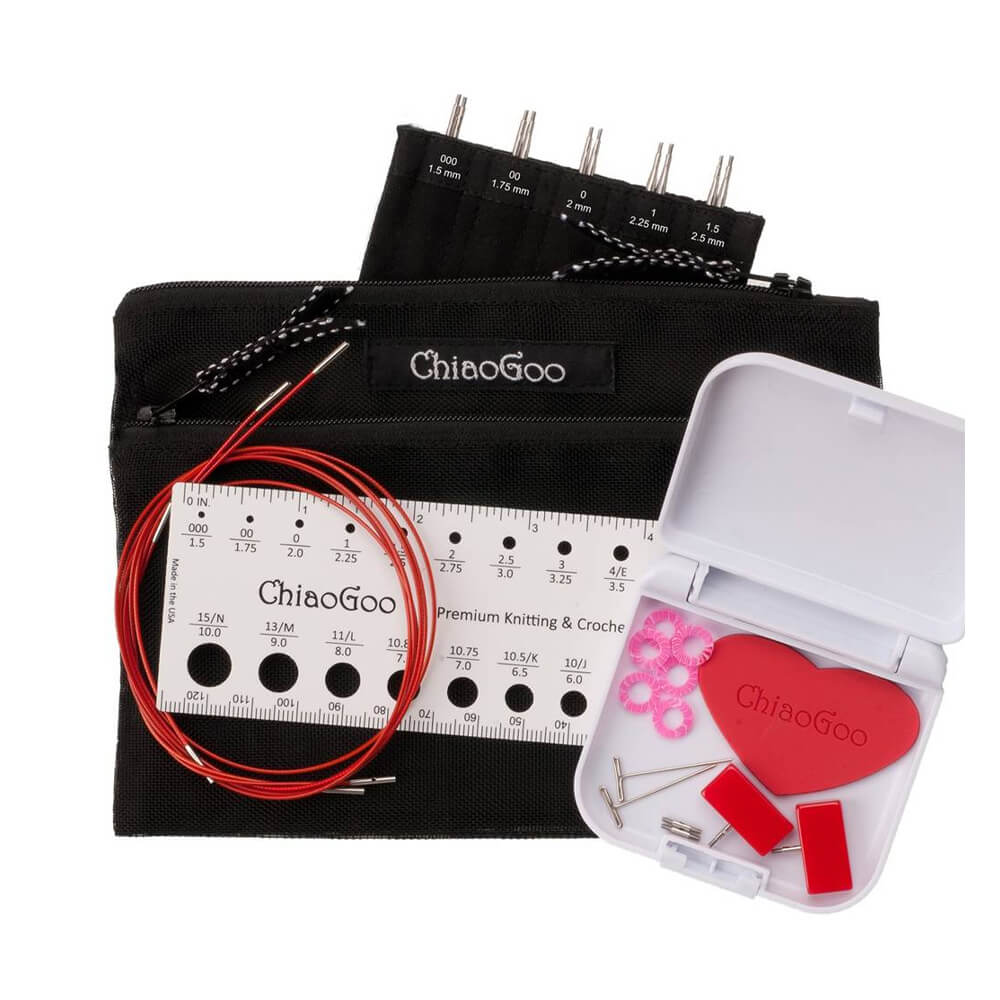 ChiaoGoo TWIST Lace interchangeable circular needle set available in different sizes 13 | Knitting yarn shop / dzijas veikals