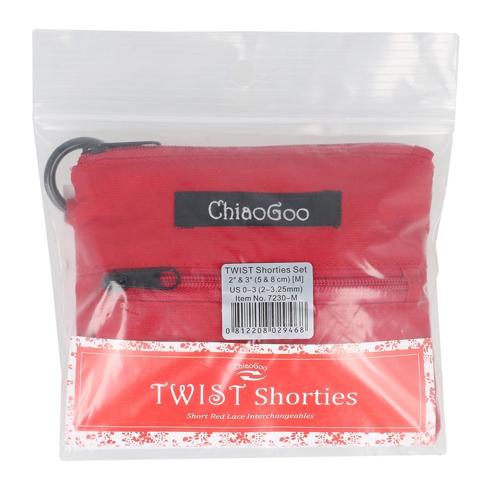 ChiaoGoo TWIST Lace short combo pack 5+8cm 2.00 - 3.25mm | Knitting yarn shop / dzijas veikals