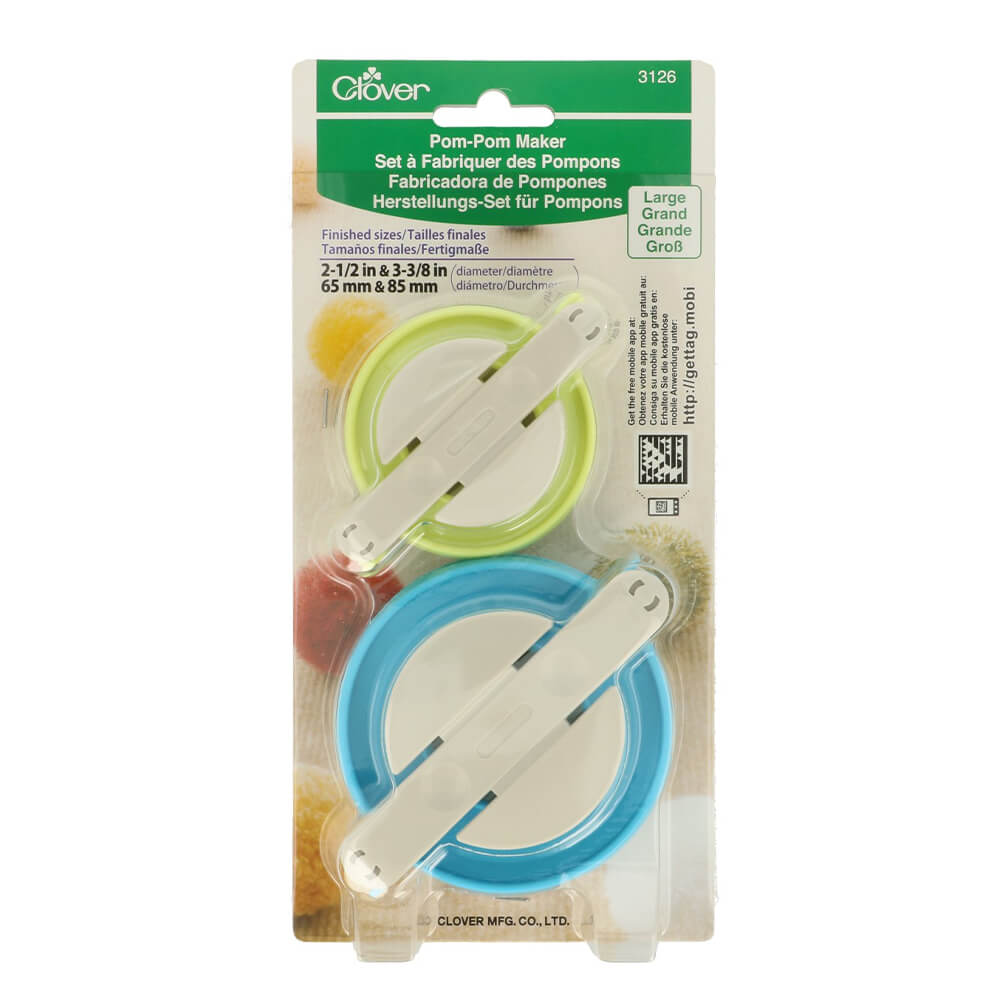 Clover Pom - pom maker, different sizes 35 - 45 | Knitting yarn shop / dzijas veikals