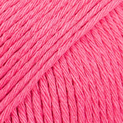 COTTON LIGHT UNI COLOUR 45 pink flamingo | Knitting yarn shop / dzijas veikals
