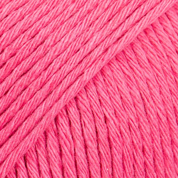 COTTON LIGHT UNI COLOUR 45 pink flamingo | Knitting yarn shop / dzijas veikals
